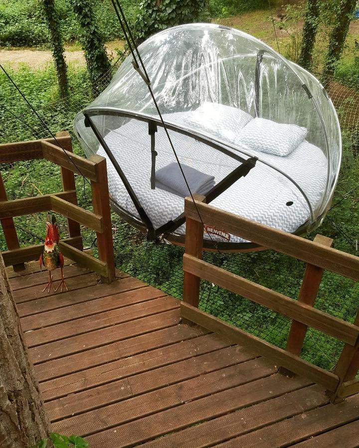 Les Bulles De La Maison Du Rocher Noisy-sur-Ecole Kültér fotó