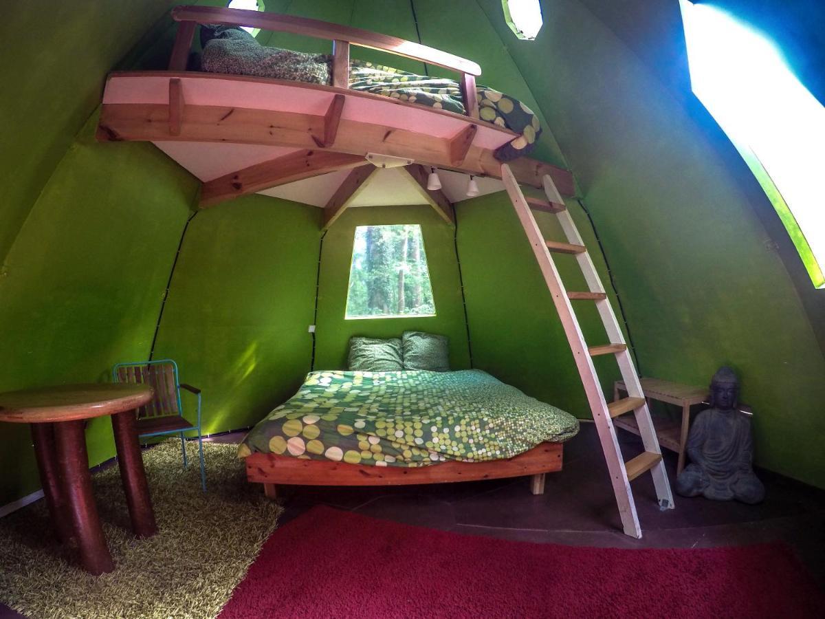 Les Bulles De La Maison Du Rocher Noisy-sur-Ecole Kültér fotó